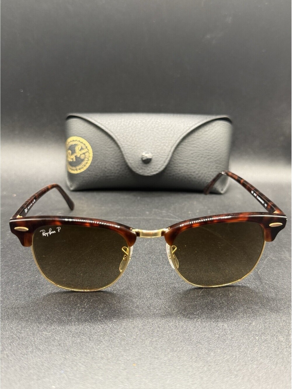 Ray-Ban RB3016 Clubmaster Havana Brown Polarized 49-21-140